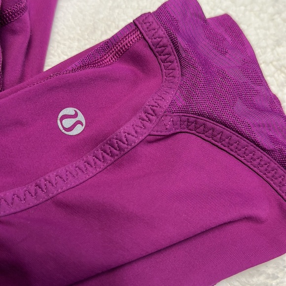 Lululemon run for days pink camo mesh crop leggings - Picture 4 of 7
